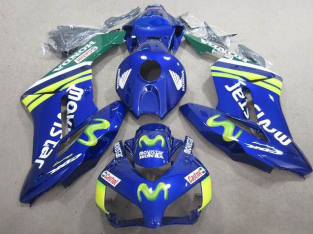 2004-2005 Blue Movistar Castrol Honda CBR1000RR Motorbike Fairing Canada 2004-2005 Blue Movistar Castrol Honda CBR1000RR Motorbike Fairing Canada