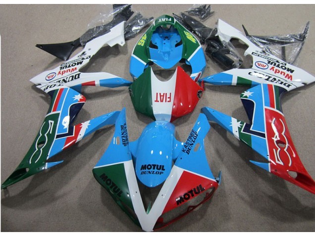 2004-2005 Blue Red Green Motul Honda CBR1000RR Motorcycle Fairing Canada 2004-2005 Blue Red Green Motul Honda CBR1000RR Motorcycle Fairing Canada