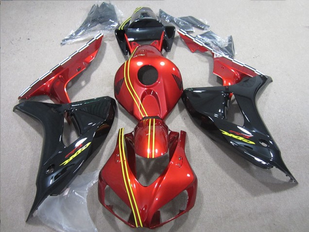 2006-2007 Black Red Yellow Honda CBR1000RR Motorcycle Replacement Fairings Canada 2006-2007 Black Red Yellow Honda CBR1000RR Motorcycle Replacement Fairings Canada