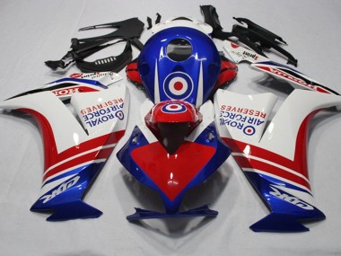 2012-2016 Blue Red Royal Air Force Reserves Honda CBR1000RR Motorcylce Fairings Canada