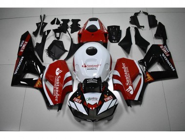 2012-2016 Black White Red Santander Honda CBR1000RR Moto Fairings Canada