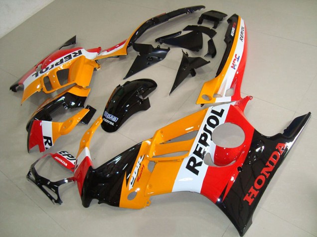 1995-1998 Orange Black Repsol Honda CBR600 F3 Motorbike Fairings Canada 1995-1998 Orange Black Repsol Honda CBR600 F3 Motorbike Fairings Canada
