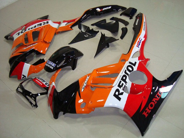 1995-1998 Black Orange Repsol Honda CBR600 F3 Replacement Fairings Canada 1995-1998 Black Orange Repsol Honda CBR600 F3 Replacement Fairings Canada