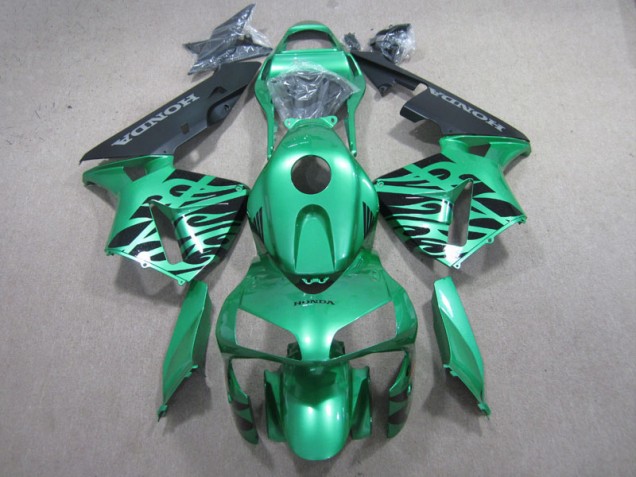 2003-2004 Green Black Honda CBR600RR Motor Bike Fairings Canada