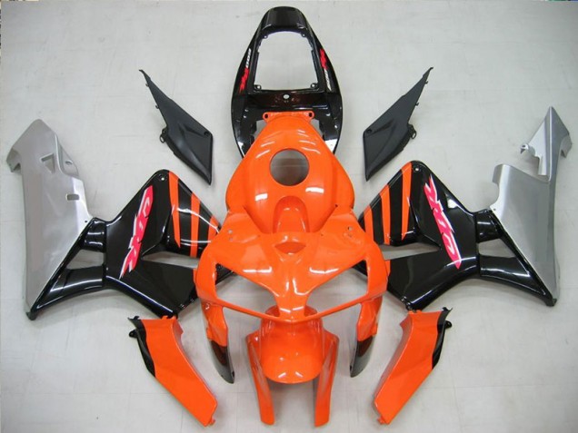2005-2006 Orange Black Honda CBR600RR Motorcycle Fairing Canada 2005-2006 Orange Black Honda CBR600RR Motorcycle Fairing Canada