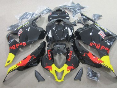 2009-2012 Black Red Bull Honda CBR600RR Replacement Motorcycle Fairing Kits Canada