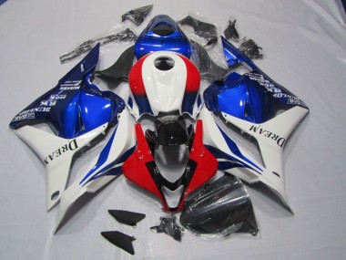 2009-2012 White Blue Red DREAM Honda CBR600RR Motorbike Fairings Canada