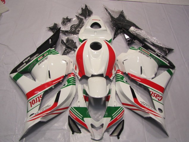 2009-2012 White Green Red Honda CBR600RR Bike Fairings Canada 2009-2012 White Green Red Honda CBR600RR Bike Fairings Canada