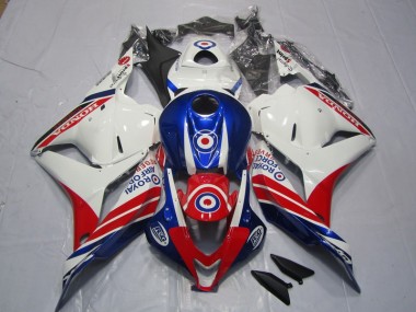 2009-2012 White Blue Red Honda CBR600RR Bike Fairings Canada