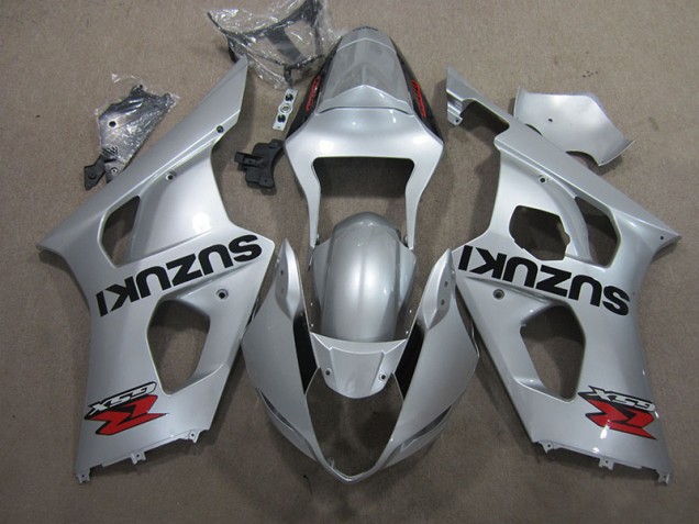 2003-2004 Silver Suzuki GSXR1000 Motorcycle Fairing Kits Canada