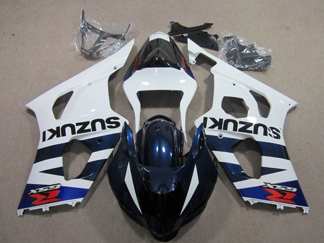 2003-2004 White Blue Black Decal Suzuki GSXR1000 Bike Fairings Canada