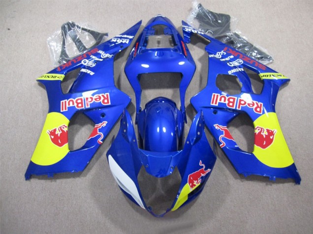 2003-2004 Blue Red Bull Suzuki GSXR1000 Replacement Motorcycle Fairings Canada 2003-2004 Blue Red Bull Suzuki GSXR1000 Replacement Motorcycle Fairings Canada