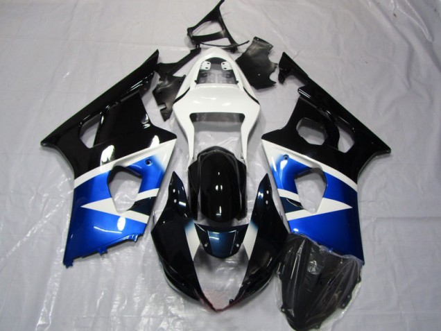 2003-2004 Blue White Suzuki GSXR1000 Replacement Fairings Canada 2003-2004 Blue White Suzuki GSXR1000 Replacement Fairings Canada