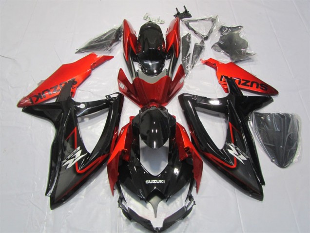 2007-2008 Black Red Suzuki GSXR1000 Motorbike Fairing Canada 2007-2008 Black Red Suzuki GSXR1000 Motorbike Fairing Canada