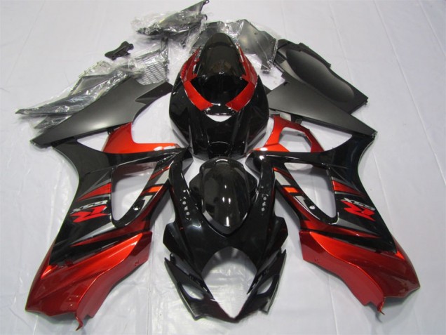 2007-2008 Black Red Suzuki GSXR1000 Motorcycle Fairing Kit Canada 2007-2008 Black Red Suzuki GSXR1000 Motorcycle Fairing Kit Canada