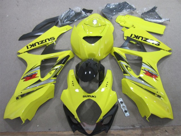 2007-2008 Yellow Black Suzuki GSXR1000 Motorcycle Fairings Kit Canada 2007-2008 Yellow Black Suzuki GSXR1000 Motorcycle Fairings Kit Canada