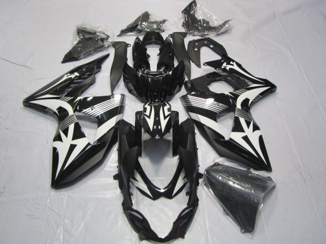 2009-2016 Black White Suzuki GSXR1000 Motorcyle Fairings Canada 2009-2016 Black White Suzuki GSXR1000 Motorcyle Fairings Canada