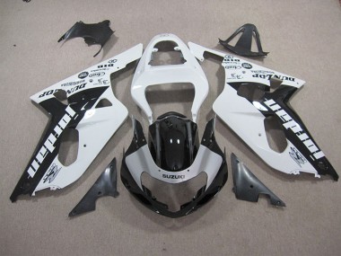 2001-2003 White Black Suzuki GSXR600 Motorbike Fairings Canada