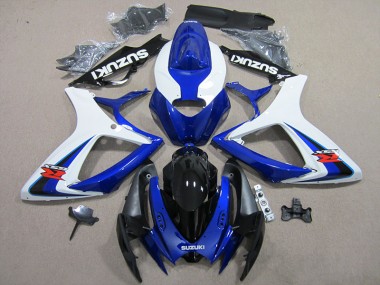 2006-2007 Blue White Suzuki GSXR600 Motorbike Fairings Canada