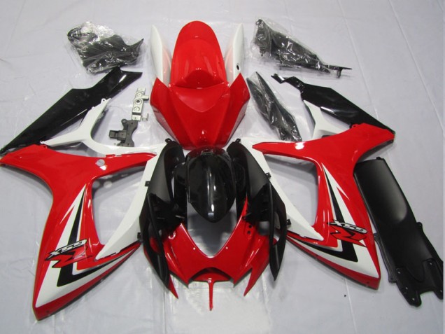 2006-2007 Black Red Suzuki GSXR600 Replacement Motorcycle Fairings Canada 2006-2007 Black Red Suzuki GSXR600 Replacement Motorcycle Fairings Canada