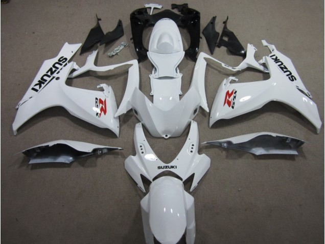 2006-2007 White Suzuki GSXR600 Motorcyle Fairings Canada 2006-2007 White Suzuki GSXR600 Motorcyle Fairings Canada