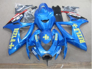 2006-2007 Blue Yellow Rizla Suzuki GSXR600 Motorbike Fairing Canada
