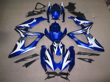2008-2010 Blue White Suzuki GSXR600 Motorcycle Bodywork Canada