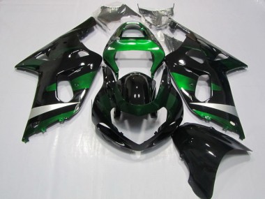 2001-2003 Black Green Suzuki GSXR750 Motorcycle Fairing Canada