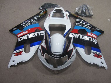 2001-2003 White Blue Red Motul Suzuki GSXR750 Motorbike Fairing Canada