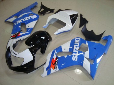 2001-2003 Blue White Suzuki GSXR750 Bike Fairings Canada