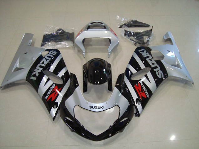 2001-2003 Black Silver Suzuki GSXR750 Replacement Motorcycle Fairings Canada 2001-2003 Black Silver Suzuki GSXR750 Replacement Motorcycle Fairings Canada