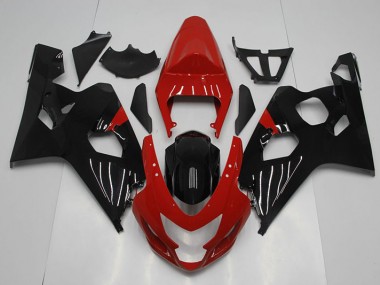 2004-2005 Red Black Suzuki GSXR750 Motorcylce Fairings Canada