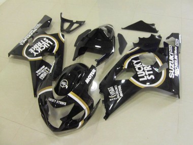 2004-2005 Black White Lucky Strike Motul Suzuki GSXR750 Motorcycle Fairing Canada