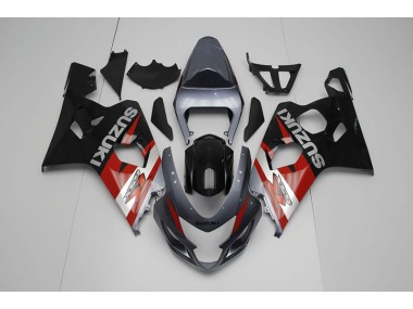 2004-2005 Black Red Suzuki GSXR750 Bike Fairings Canada