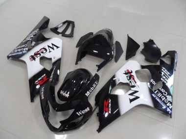 2004-2005 Black West Suzuki GSXR750 Bike Fairing Kit Canada
