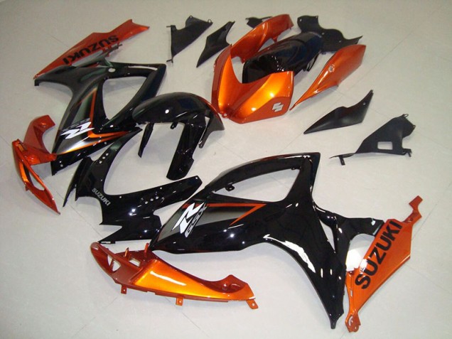 2006-2007 Black Orange Suzuki GSXR750 Motorbike Fairing Canada 2006-2007 Black Orange Suzuki GSXR750 Motorbike Fairing Canada
