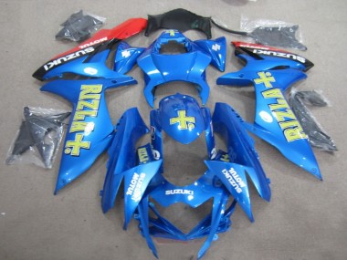 2011-2021 Blue Yellow Rizla Suzuki GSXR750 Motor Bike Fairings Canada