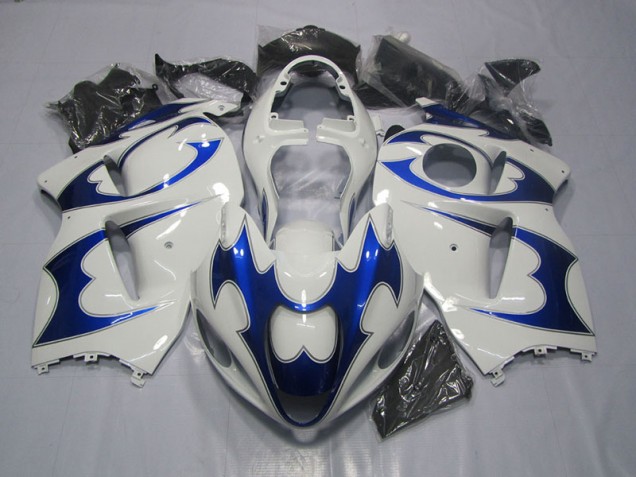 1996-2007 White Blue Suzuki GSXR1300 Hayabusa Bike Fairing Kit Canada 1996-2007 White Blue Suzuki GSXR1300 Hayabusa Bike Fairing Kit Canada