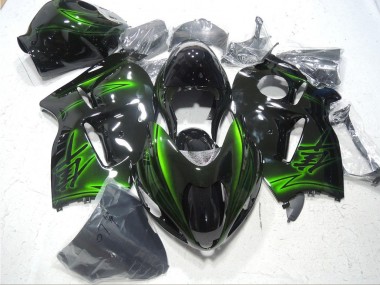 1996-2007 Black Green Suzuki GSXR1300 Hayabusa Bike Fairing Canada
