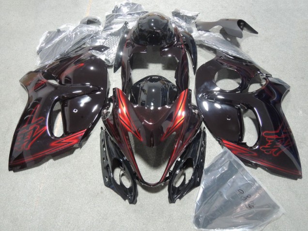 2008-2019 Black Red Suzuki GSXR1300 Hayabusa Bike Fairings Canada 2008-2019 Black Red Suzuki GSXR1300 Hayabusa Bike Fairings Canada