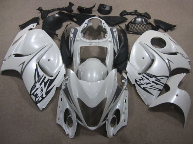 2008-2019 White Black Suzuki GSXR1300 Hayabusa Motorcycle Replacement Fairings Canada 2008-2019 White Black Suzuki GSXR1300 Hayabusa Motorcycle Replacement Fairings Canada