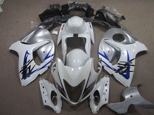 2008-2019 White Blue Suzuki GSXR1300 Hayabusa Motorcycle Fairings Canada 2008-2019 White Blue Suzuki GSXR1300 Hayabusa Motorcycle Fairings Canada