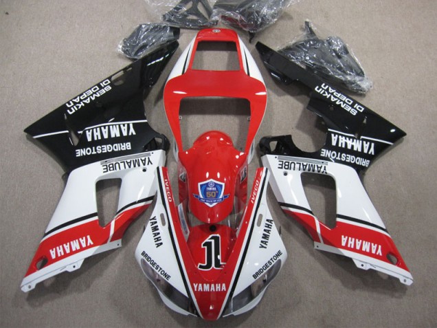 1998-1999 Red White Black 50 Yamaha YZF R1 Replacement Motorcycle Fairings Canada 1998-1999 Red White Black 50 Yamaha YZF R1 Replacement Motorcycle Fairings Canada