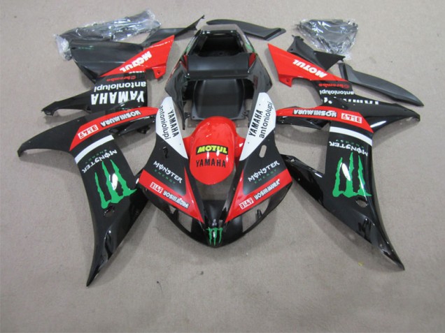 2002-2003 Black Red Motul Yamaha YZF R1 Bike Fairings Canada 2002-2003 Black Red Motul Yamaha YZF R1 Bike Fairings Canada