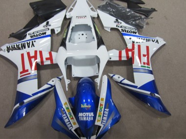 2002-2003 Blue White Motul Fiat Yamaha YZF R1 Motorcycle Bodywork Canada