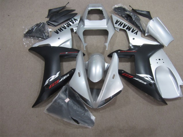 2002-2003 Black Silver Yamaha YZF R1 Motorbike Fairing Kits Canada