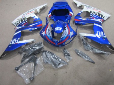 2002-2003 Blue White Motul Fiat Yamaha YZF R1 Moto Fairings Canada