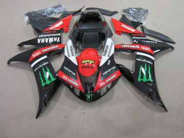 2004-2006 Red White Black Motul Yamaha YZF R1 Motorcycle Fairing Canada