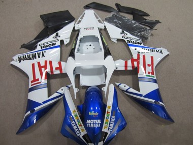 2004-2006 Blue White Motul Fiat Yamaha YZF R1 Bike Fairing Canada