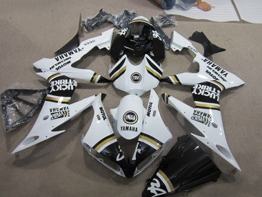 2004-2006 Black White Lucky Strike Yamaha YZF R1 Motorcyle Fairings Canada